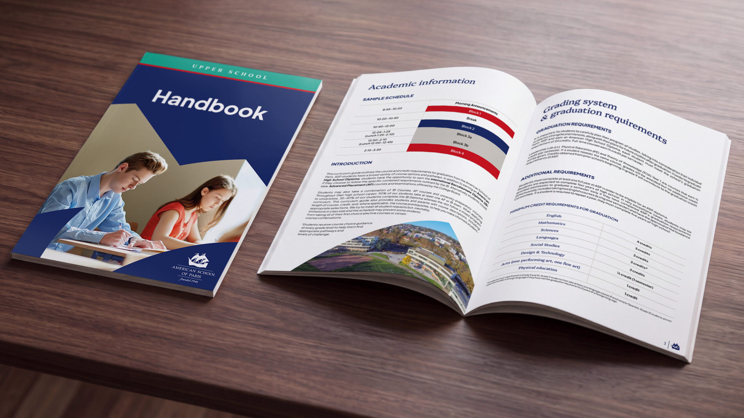 Branding | American School of Paris SP - Terrific