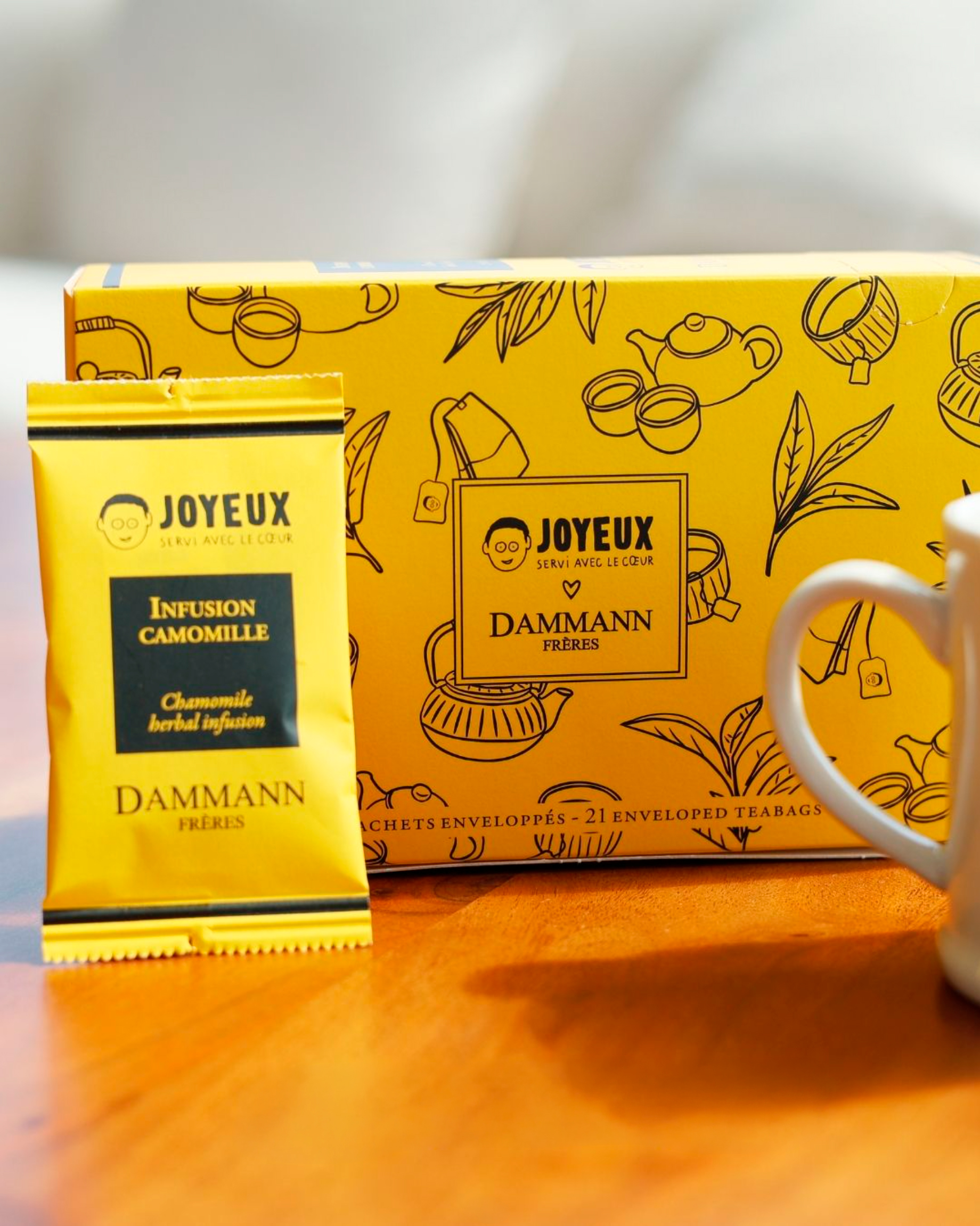 Packaging Café Joyeux X Dammann Frères - Terrific